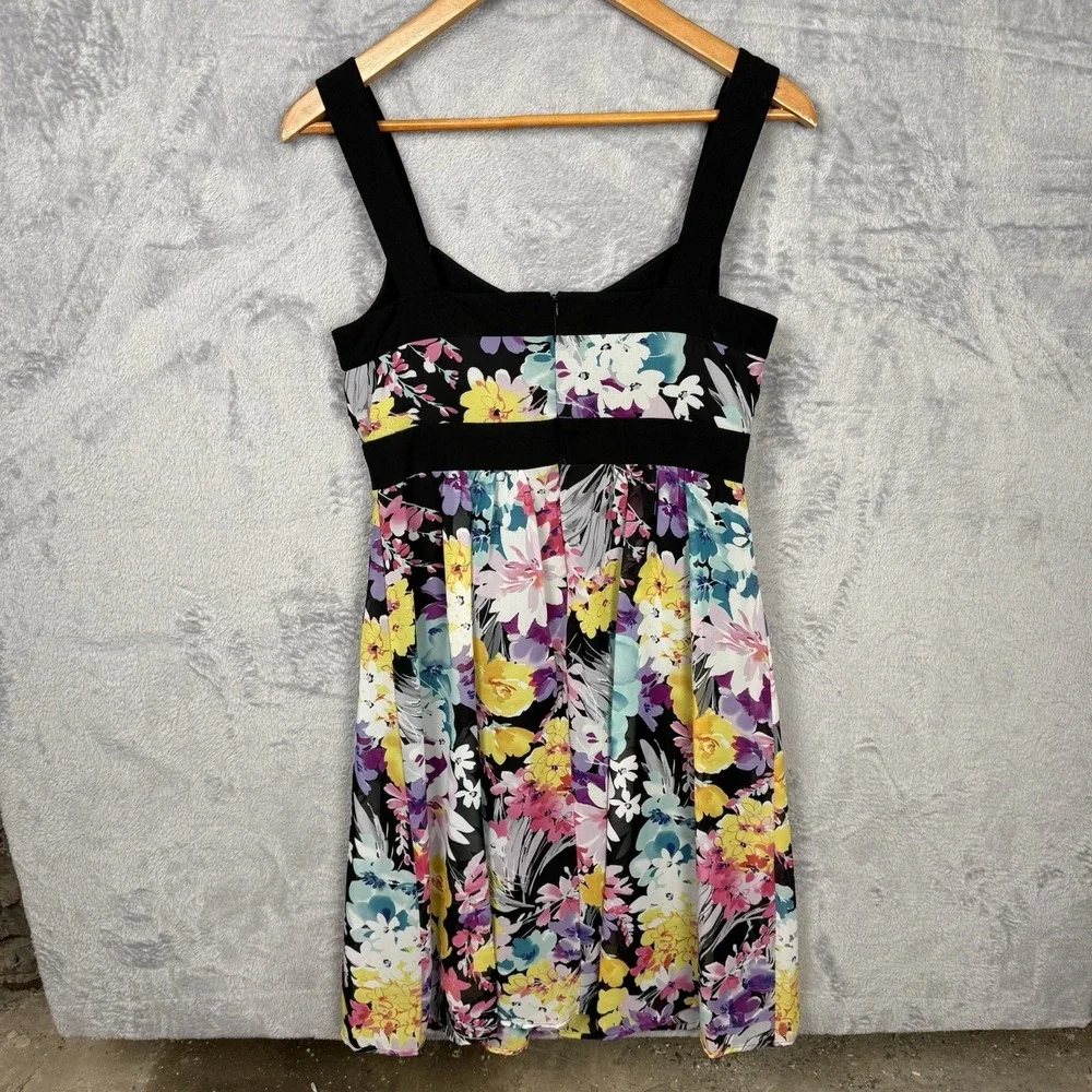 Connected Apparel Vtg Women's Dress 8 Babydoll Floral Y2K Cottagecore Fairy - Picture 4 of 7